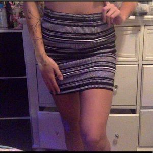 Dynamite stripped skirt
